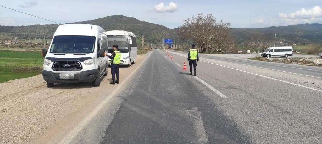 Aydın’da 16 araç trafikten men edildi