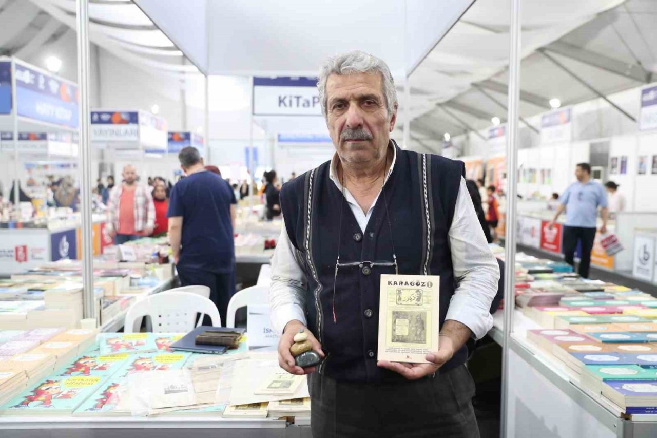 Bağcılar Kitap Fuarı’nda el emeği taşlara yoğun ilgi