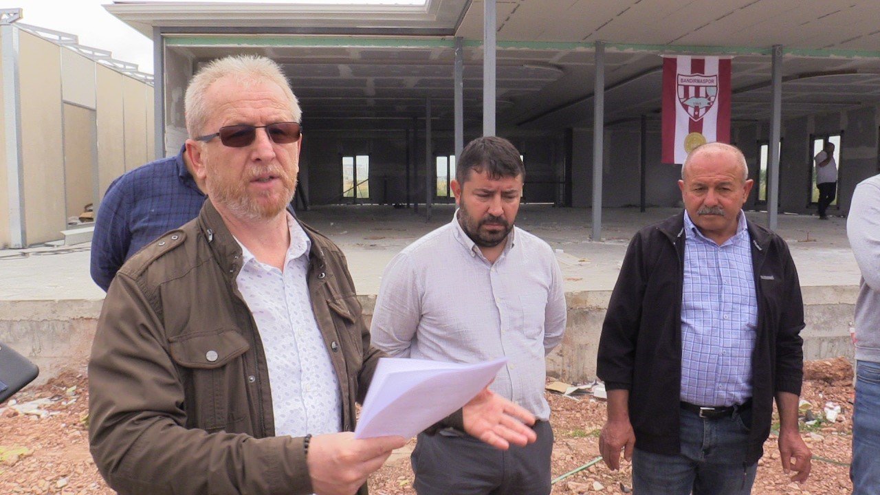 Bandırma Spor Kulübü, yeni tesislerinin tanıtımını yaptı