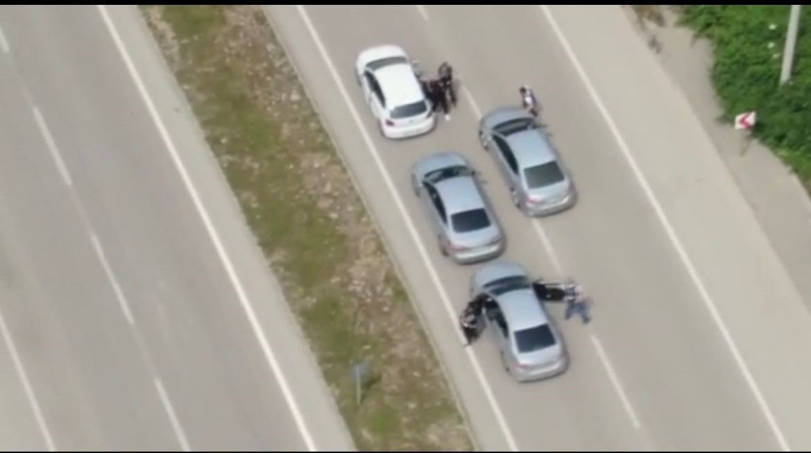 Bursa’da nefes kesen uyuşturucu operasyonu...Havadan ve karadan takiple böyle yakalandı