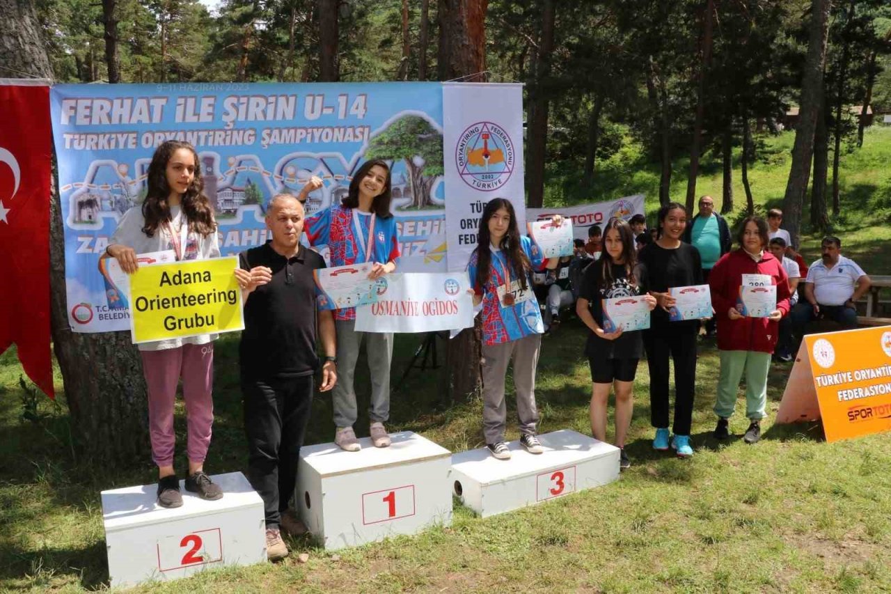 Oryantiring U-14 Türkiye Şampiyonası Amasya’da başladı