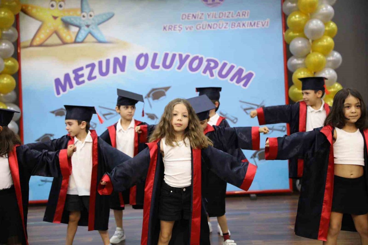 Didim Belediyesi kreşinde mezuniyet heyecanı yaşandı