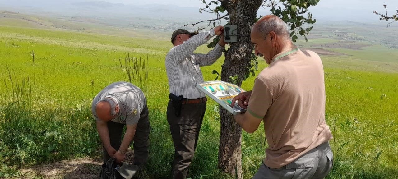 Elazığ’da yaban hayatını görüntüleyen fotokapanların bakımı yapıldı