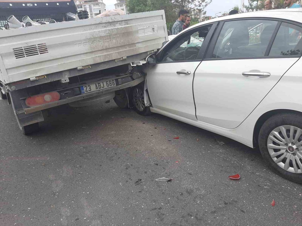 Elazığ’da trafik kazası