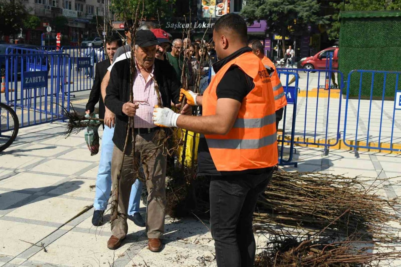 Isparta Belediyesinin dağıttığı fidan sayısı 72 bine ulaştı