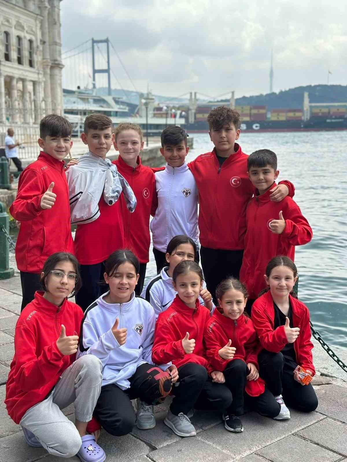 Yıldız ablasına sözünü tuttu, Balkan ikincisi oldu