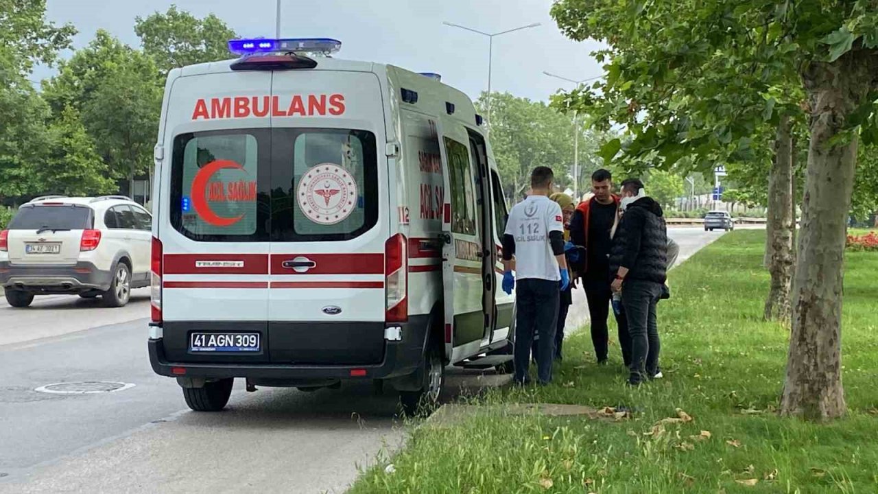 Takla atan otomobilden burnu bile kanamadan çıktı