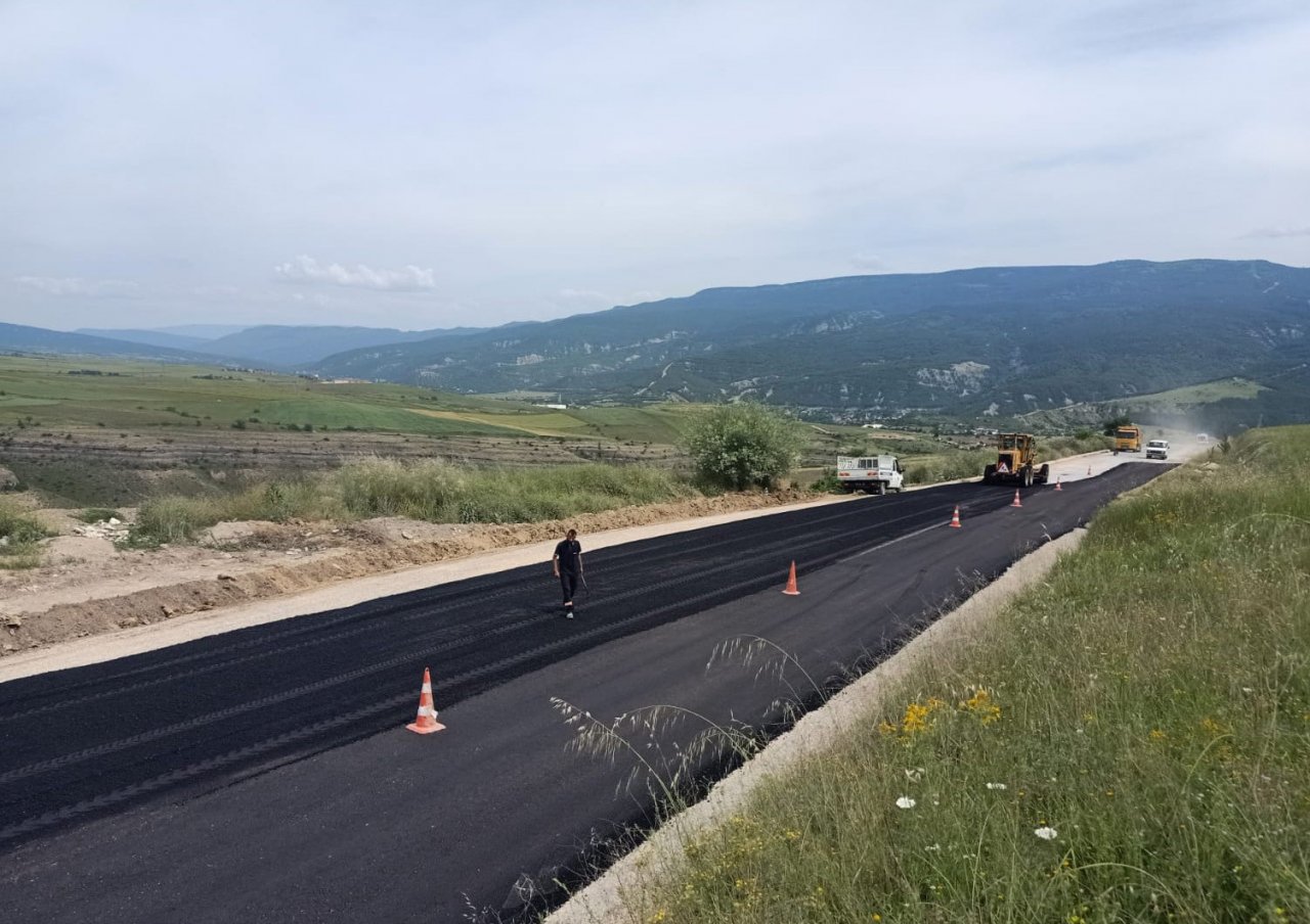 Safranbolu’da asfalt çalışması başlatıldı