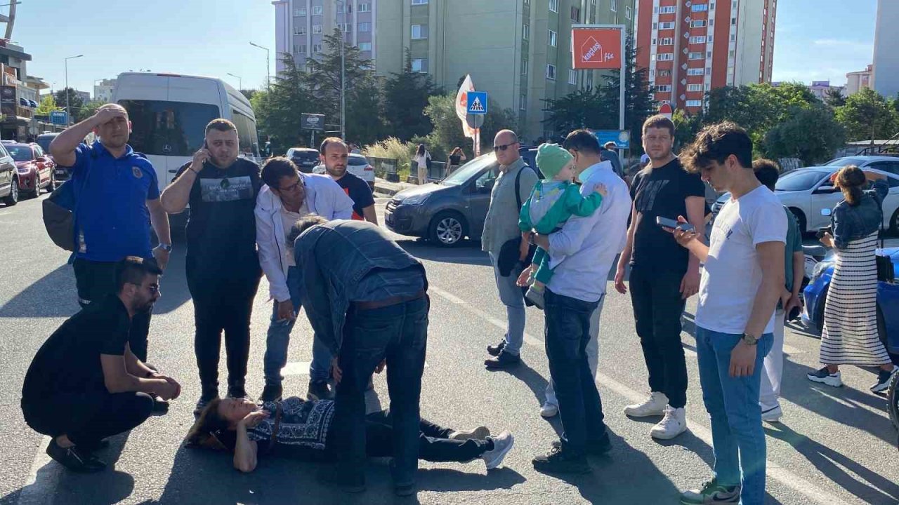 Çorlu’da trafik kazası: 1 yaralı