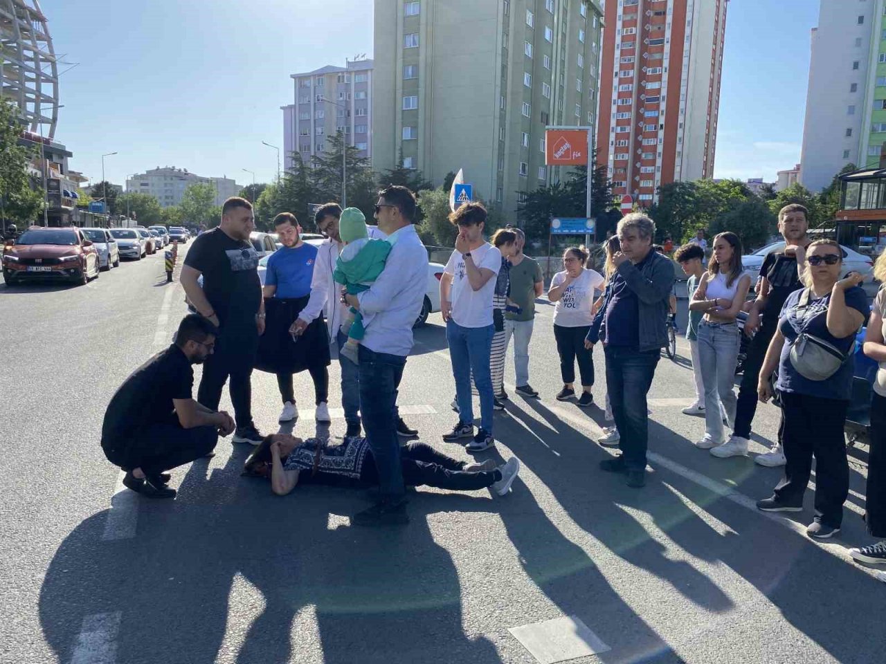 Çorlu’da trafik kazası: 1 yaralı