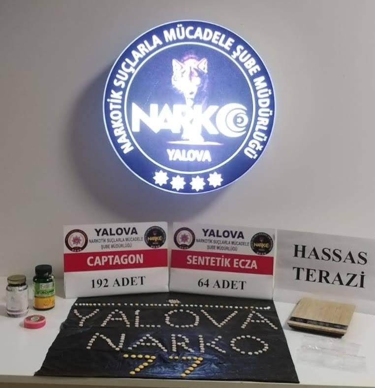 Yalova’daki uyuşturucu operasyonunda 2 tutuklama