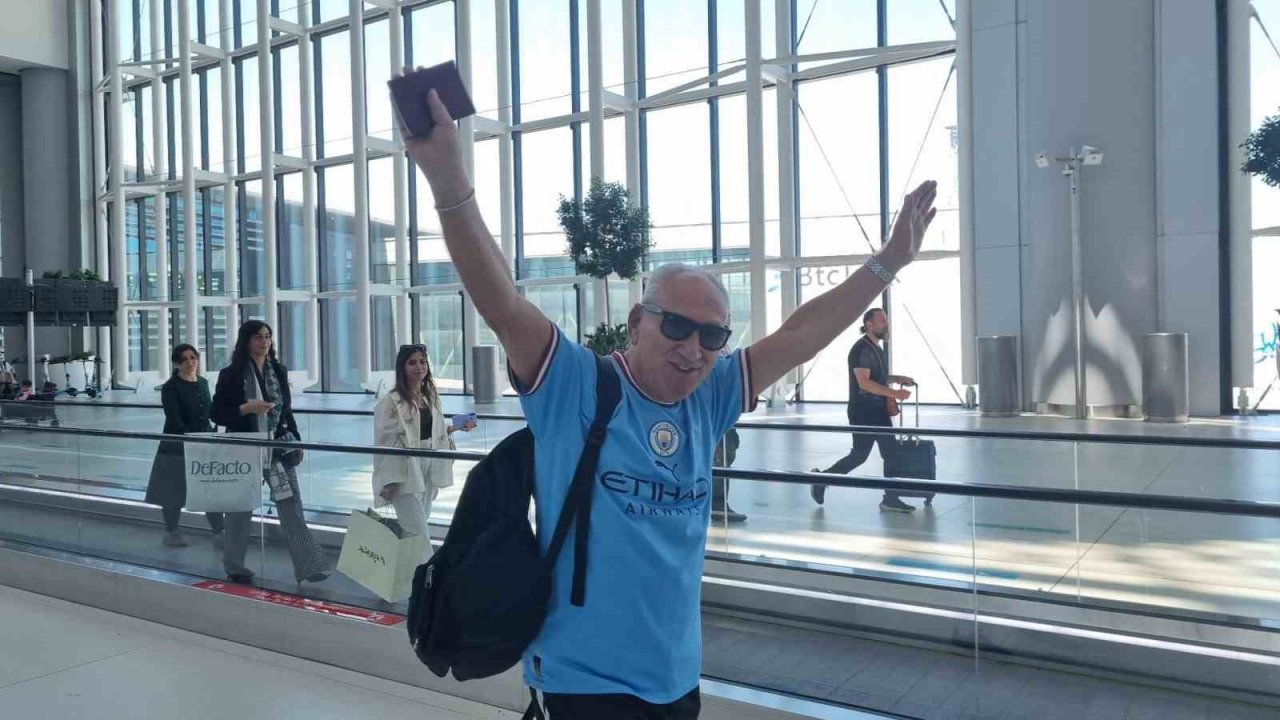 İstanbul Havalimanı’nda Şampiyonlar Ligi yoğunluğu: Yüzlerce taraftar final için İstanbul’da