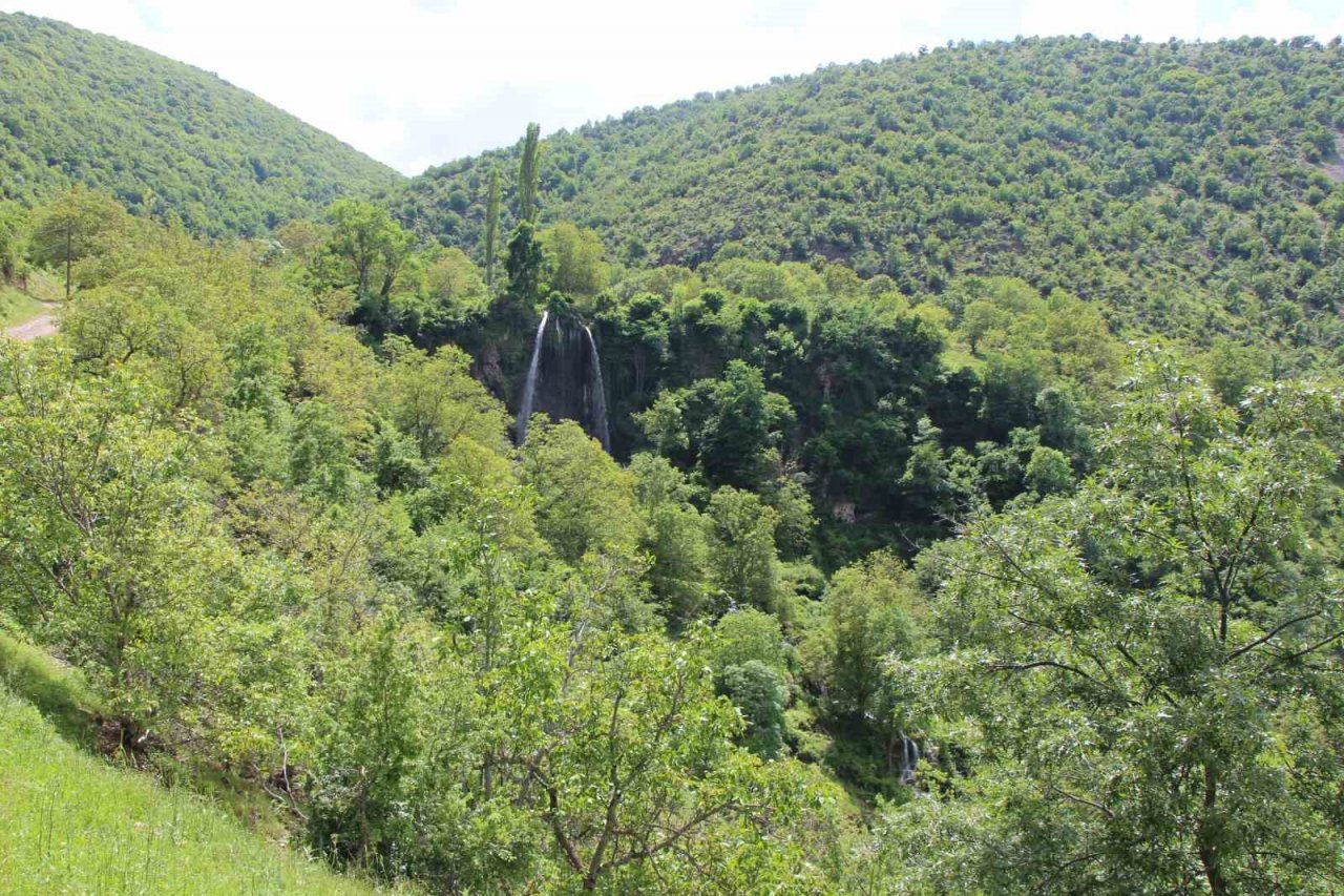 Amasya’nın 6 aylık saklı güzelliği ’Baraklı Şelalesi’