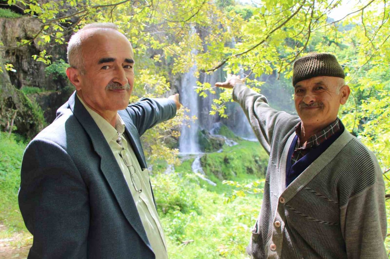 Amasya’nın 6 aylık saklı güzelliği ’Baraklı Şelalesi’