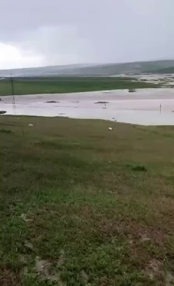 Sel, tarım arazilerine zarar verdi