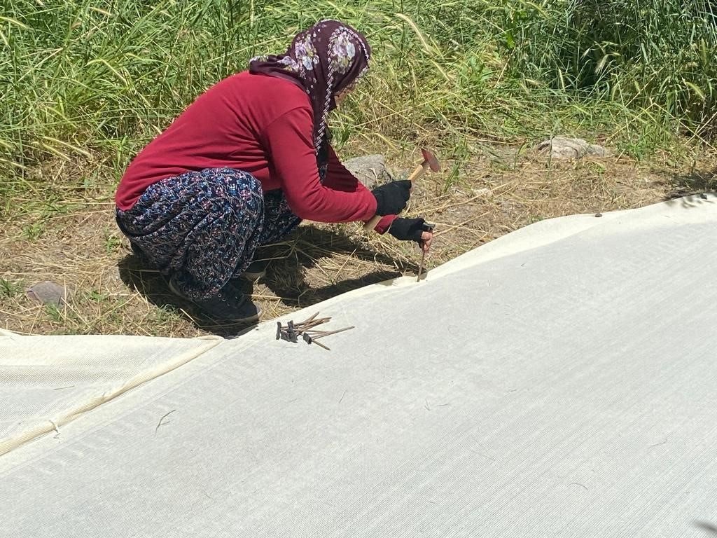 Tunceli’de dut üreticileri dayanışma içerisinde bahçelerini sezona hazırlıyor