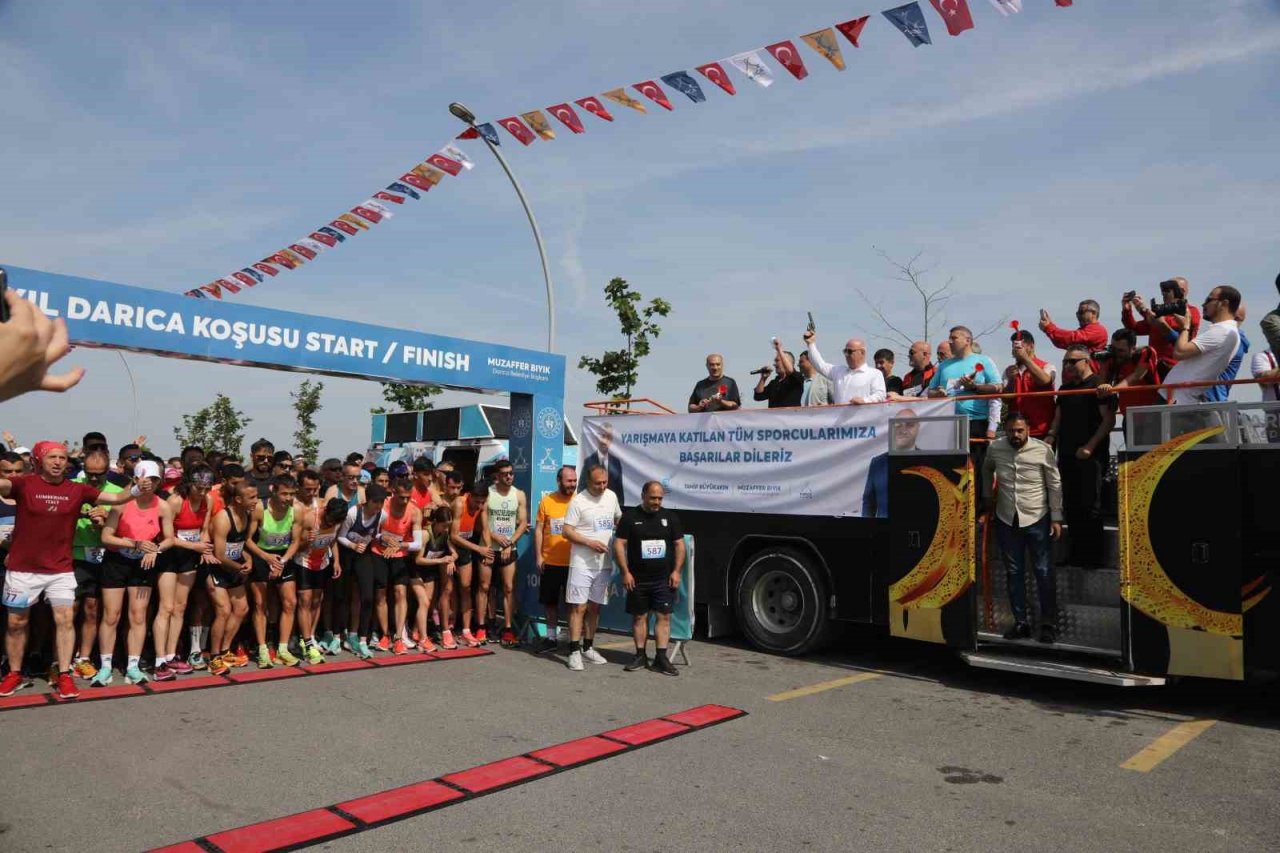 100. Yıl Darıca Koşusu, 600 kişinin katılımıyla gerçekleşti