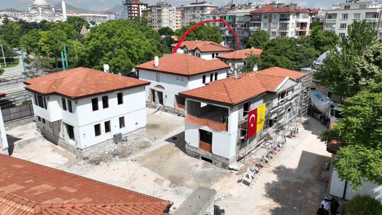 Konya’da tarihi Konya Evleri restore ediliyor