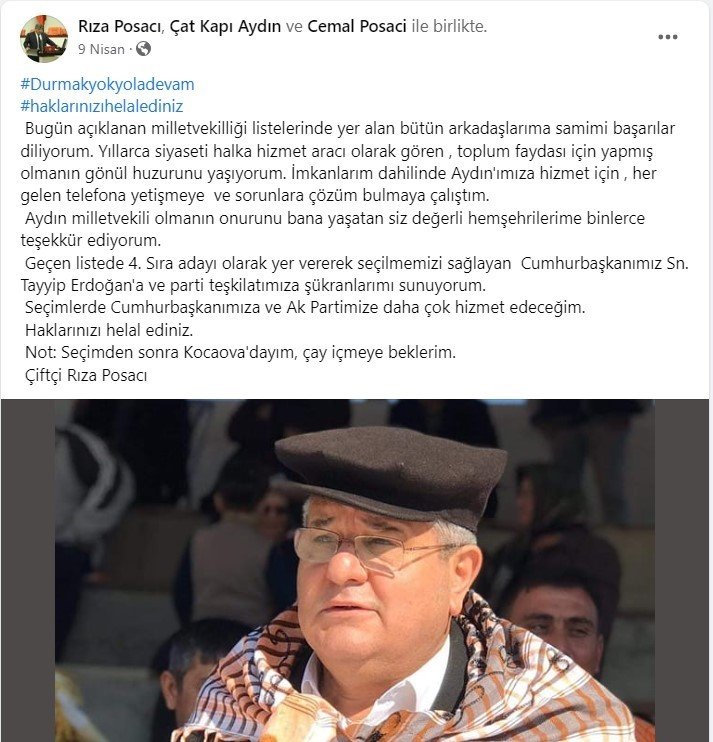 Posacı çok sevdiği tarlalardan kopamıyor