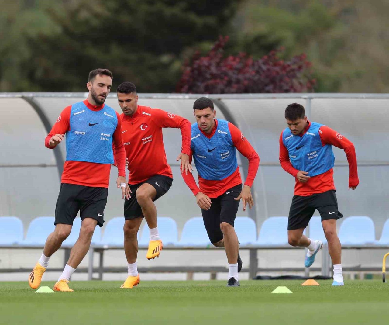 A Milli Futbol Takımı, Letonya maçı hazırlıklarını sürdürdü