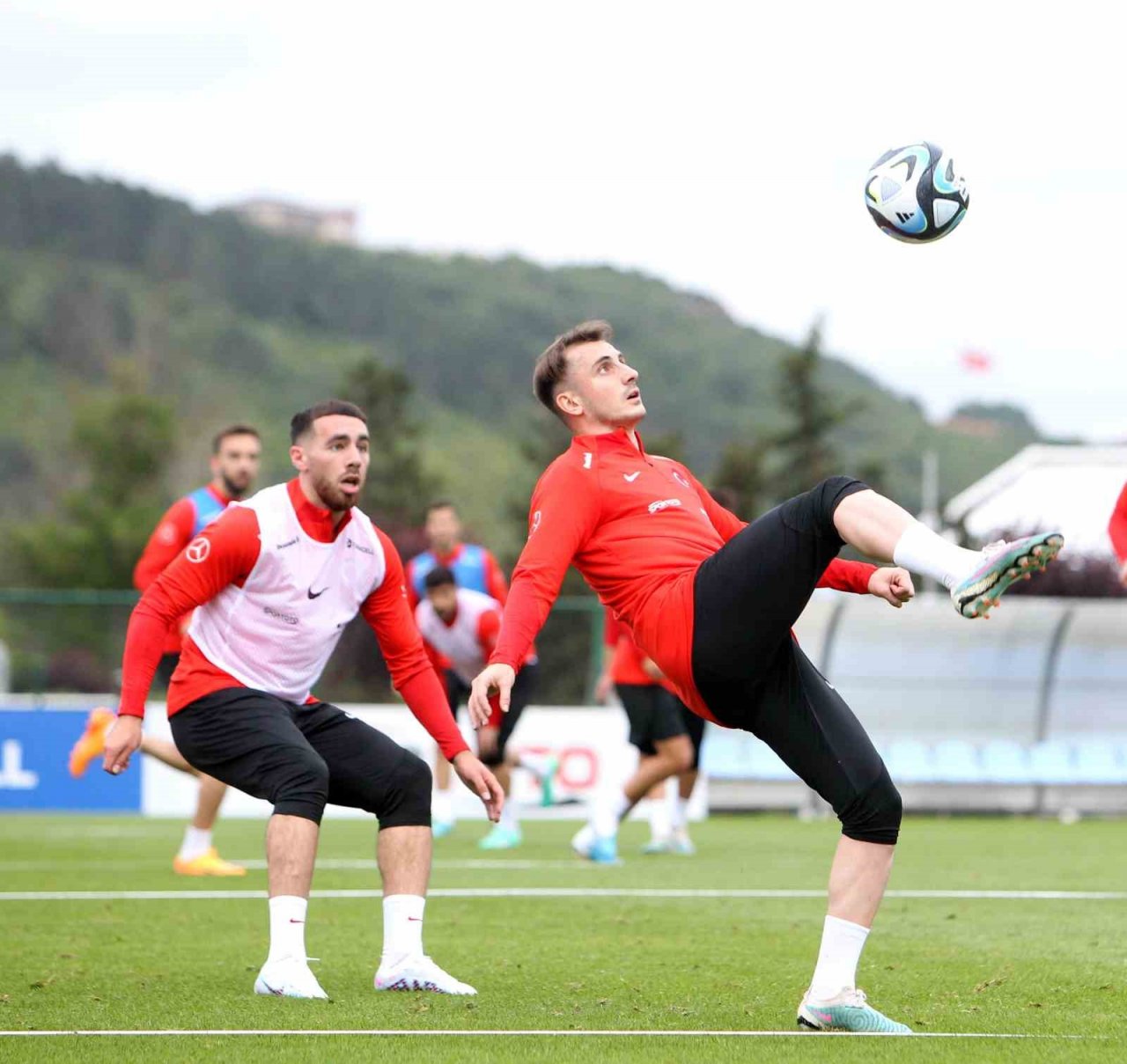 A Milli Futbol Takımı, Letonya maçı hazırlıklarını sürdürdü