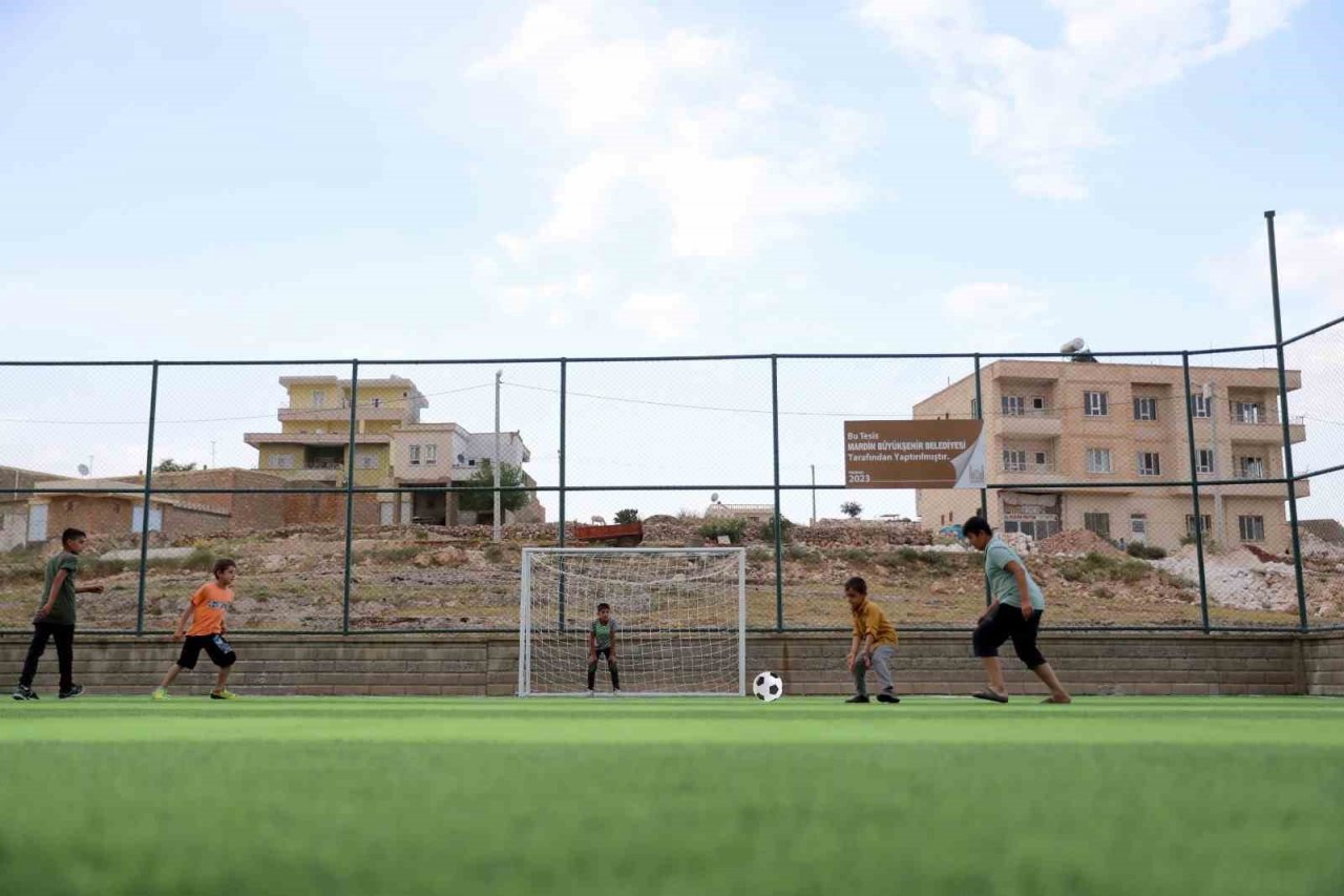 Mardin’de yarım bırakılan spor alanları tamamlandı