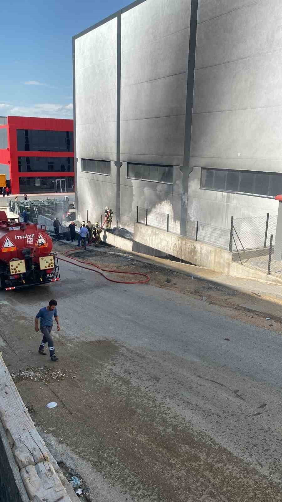 Başkentte korkutan yangın