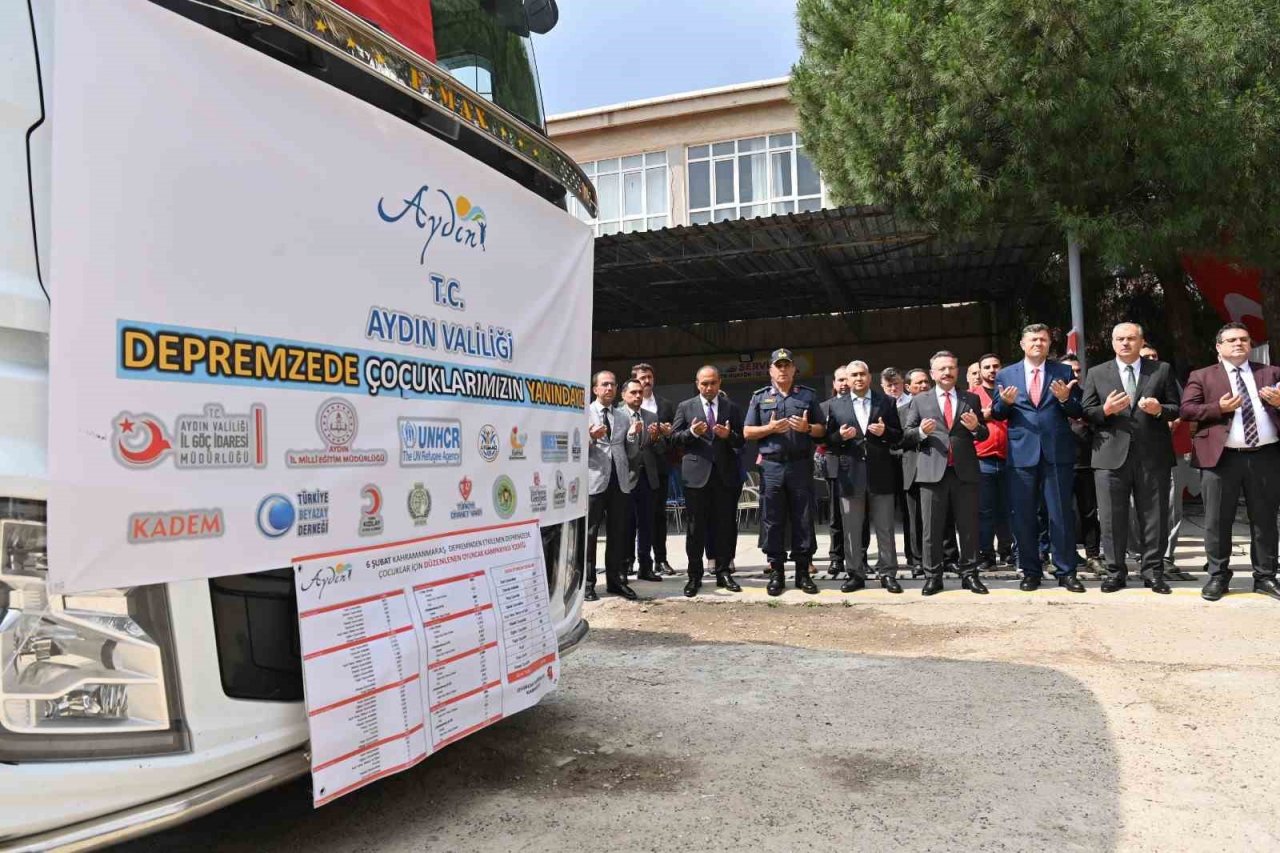 Aydın’dan deprem bölgesine 26 bin oyuncak