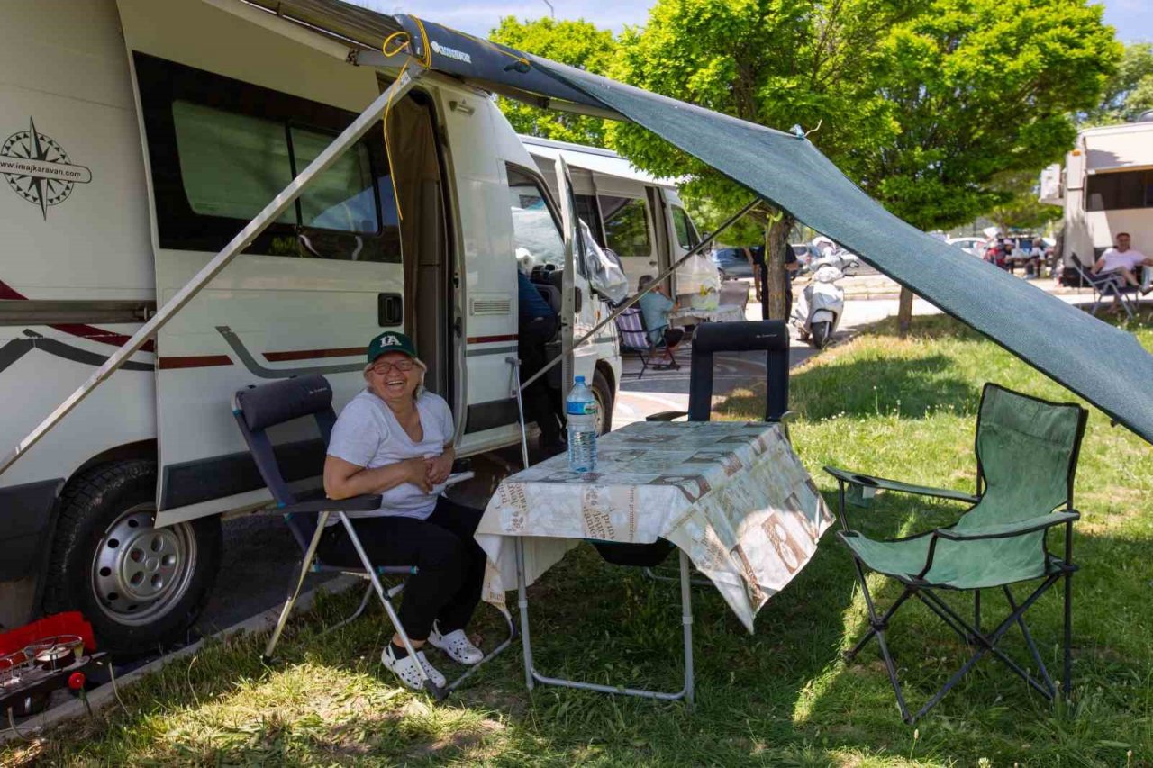Karavan tutkunları Harmancık’ta buluştu