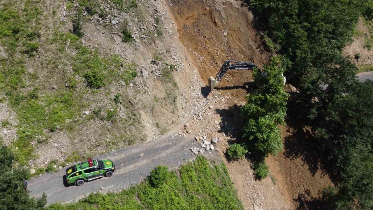 Başkan Sandıkçı: “Heyelanları ve heyelan risklerini ortadan kaldırıyoruz”