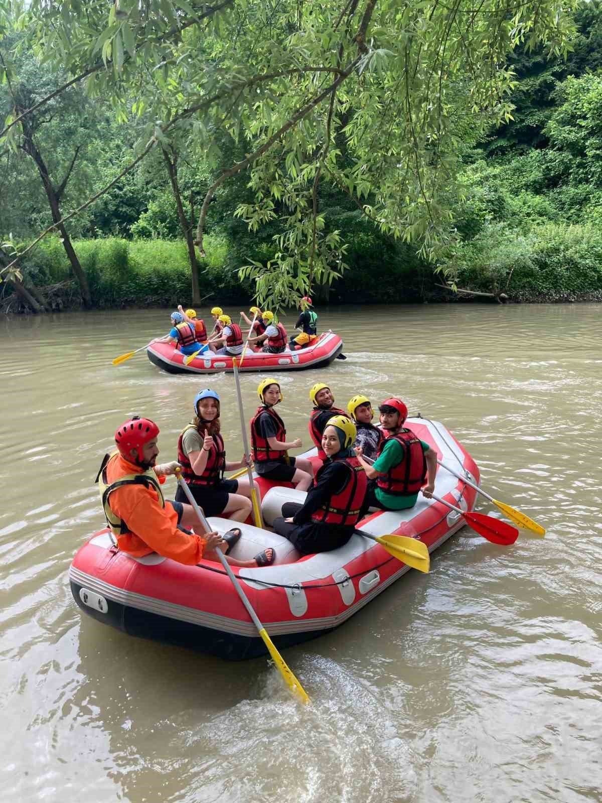 Çekilişte kazandılar Melen’de kürek çektiler