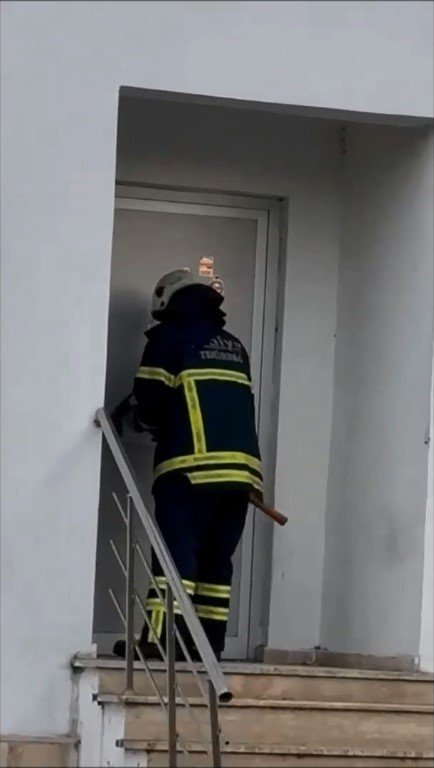 İnanlı Çeşmesi Amfi Tiyatro’da yangın