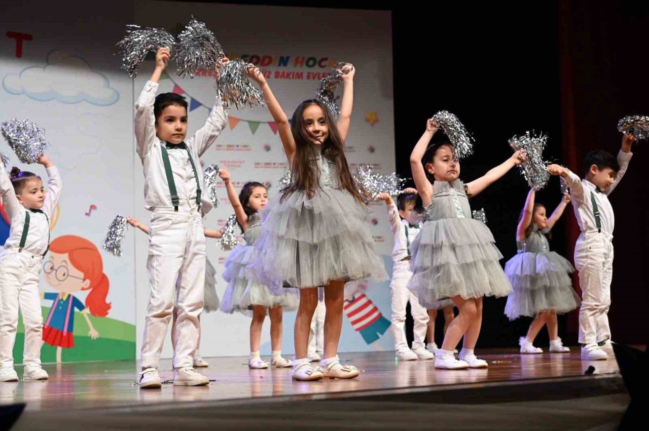 Kepez’in Nasreddin Hoca Kreşlerinde mezuniyet sevinci