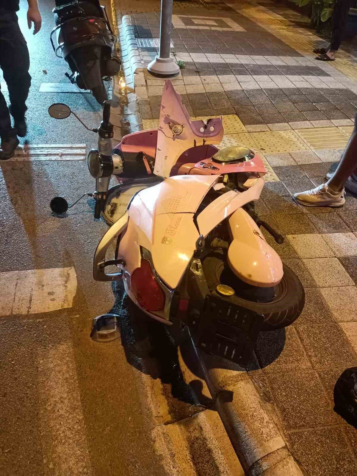 Marmaris’te trafik kazası: 1 yaralı