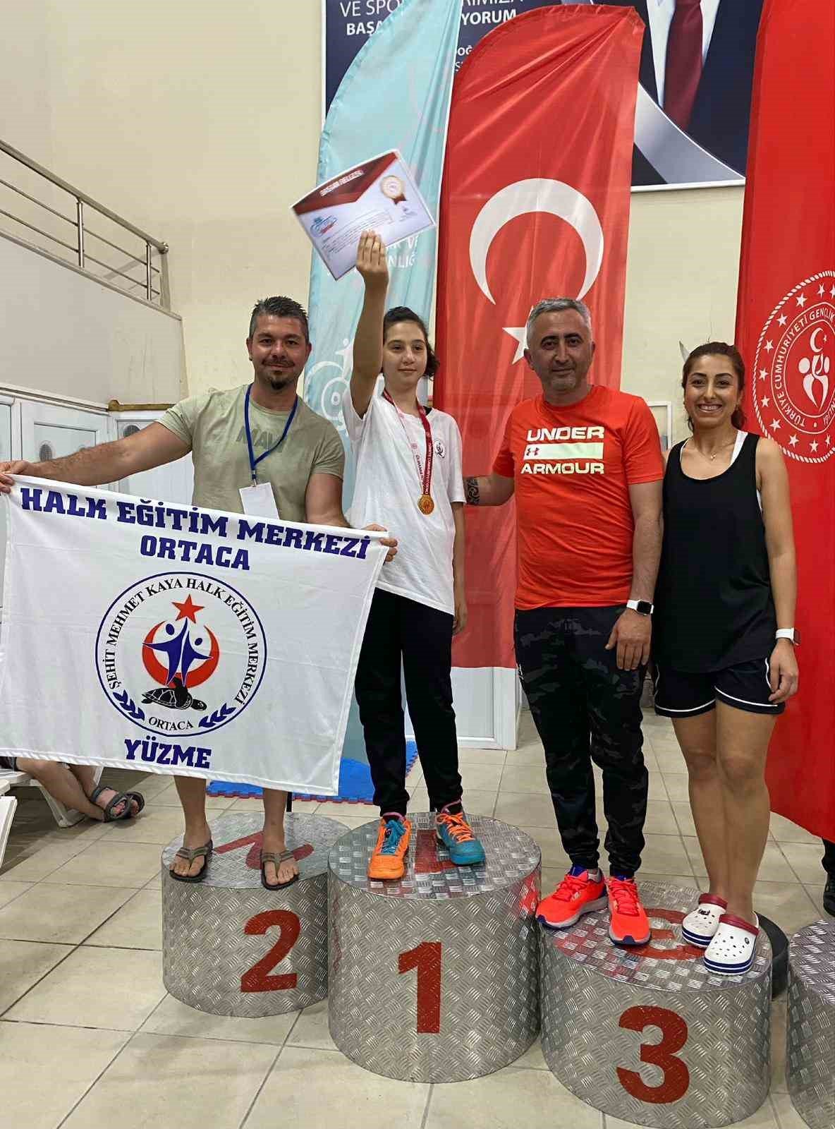 Özel sporcular, kulaçlarıyla Muğla’ya şampiyonluk getirdi