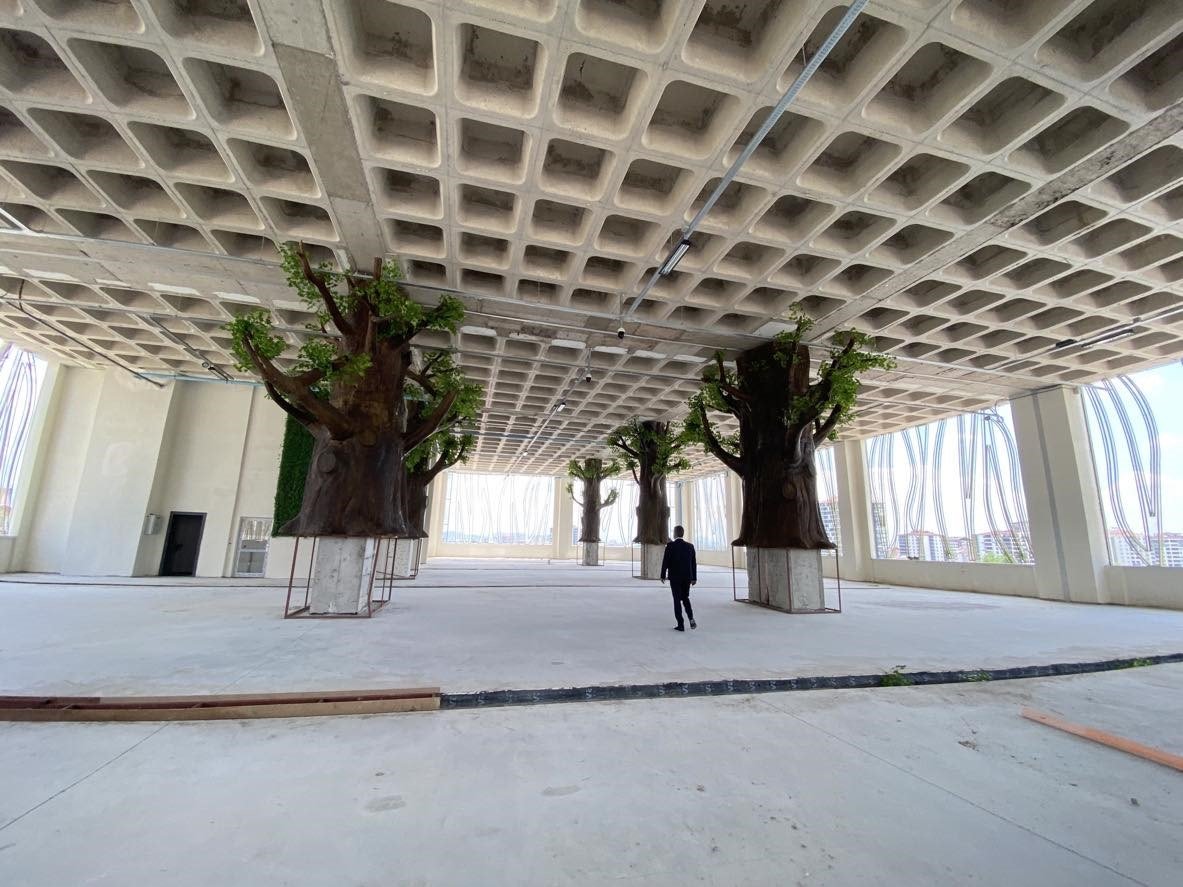 Pursaklar Kapalı Pazar Alanı ve Ticaret Merkezi’nde sona doğru,