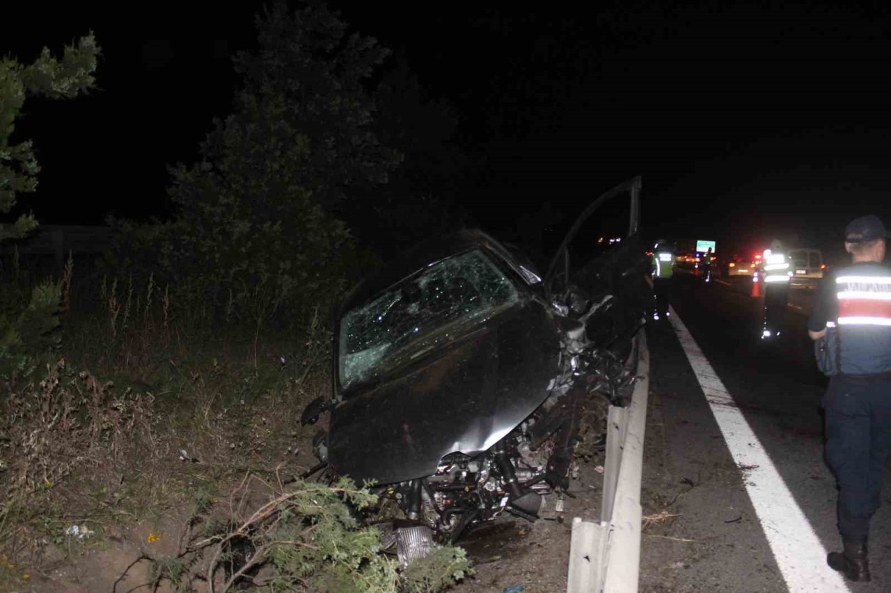 TEM Otoyolu’nda feci kaza: 1 ölü