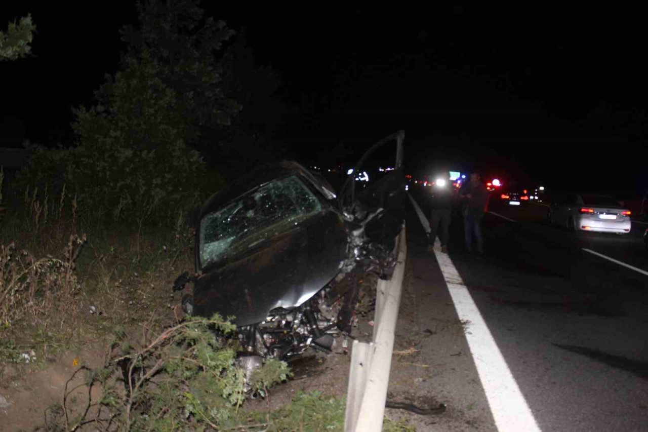 TEM Otoyolu’nda feci kaza: 1 ölü