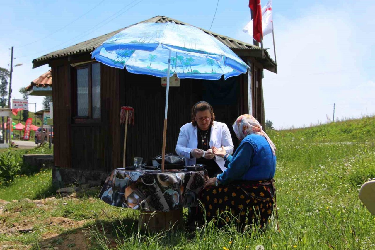 Babasını kaybettiği yaylada hastalara şifa oluyor
