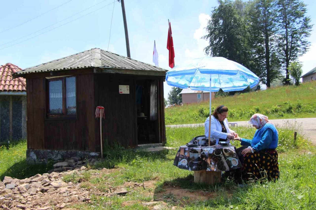 Babasını kaybettiği yaylada hastalara şifa oluyor