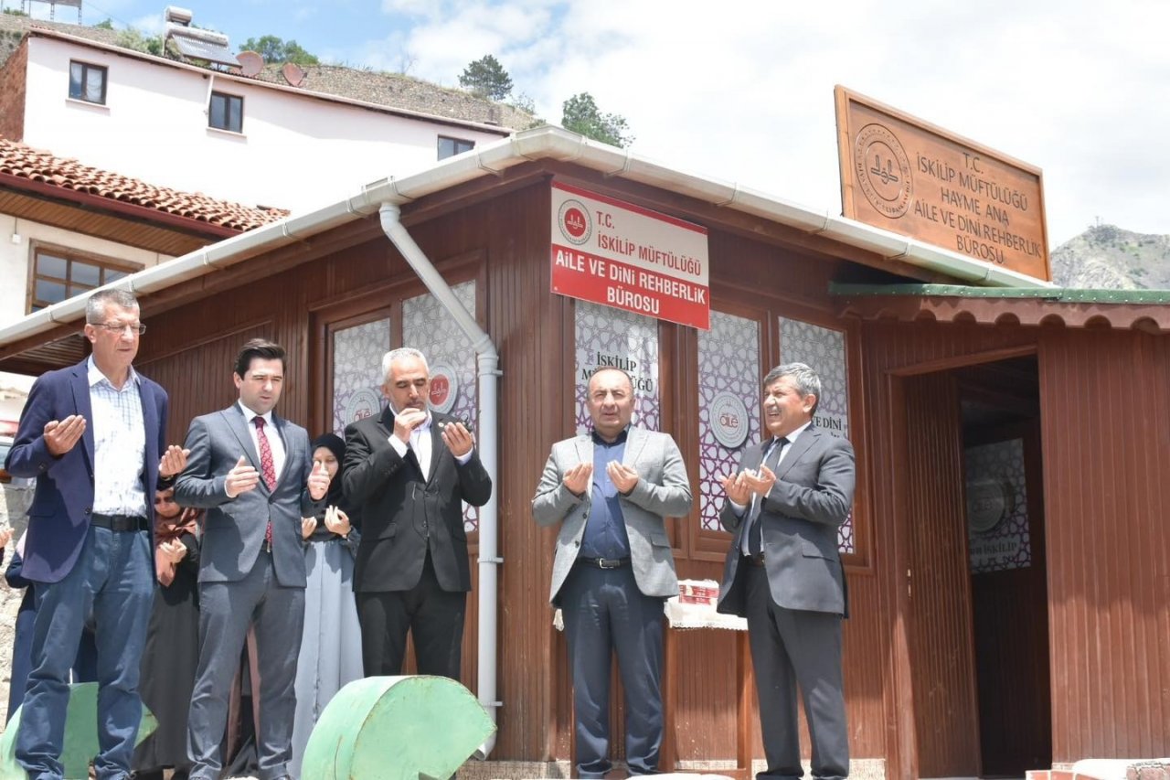 İskilip’te “Aile ve Dini Rehberlik” bürosu açıldı