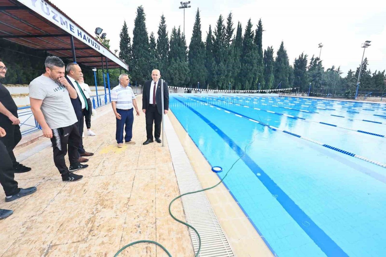 Atatürk Yüzme Havuzu yaz dönemine hazırlanıyor
