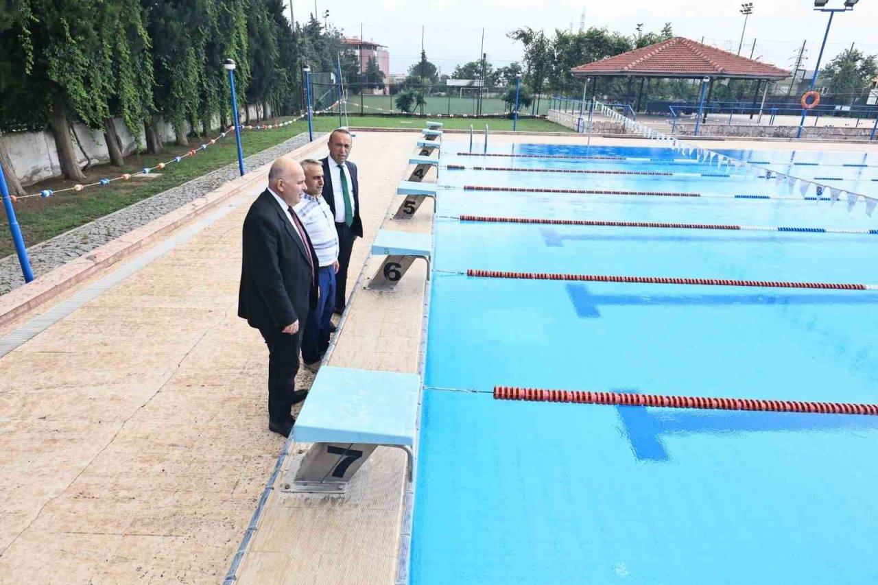 Atatürk Yüzme Havuzu yaz dönemine hazırlanıyor