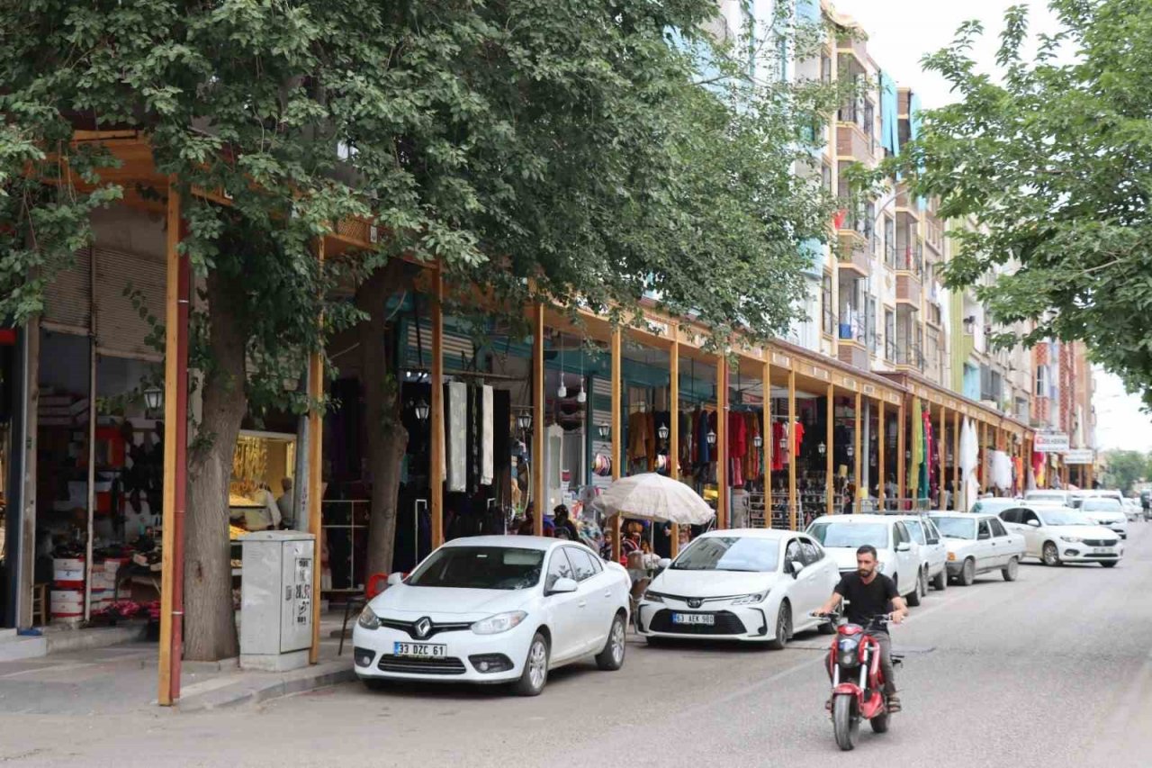 Tarihi caddede sundurma çalışması tamamlandı