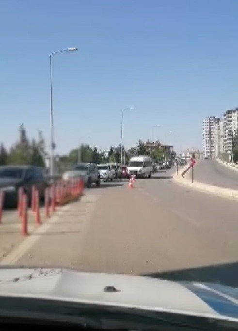 Gaziantep’te şerit ihlali yapan 17 sürücüye ceza