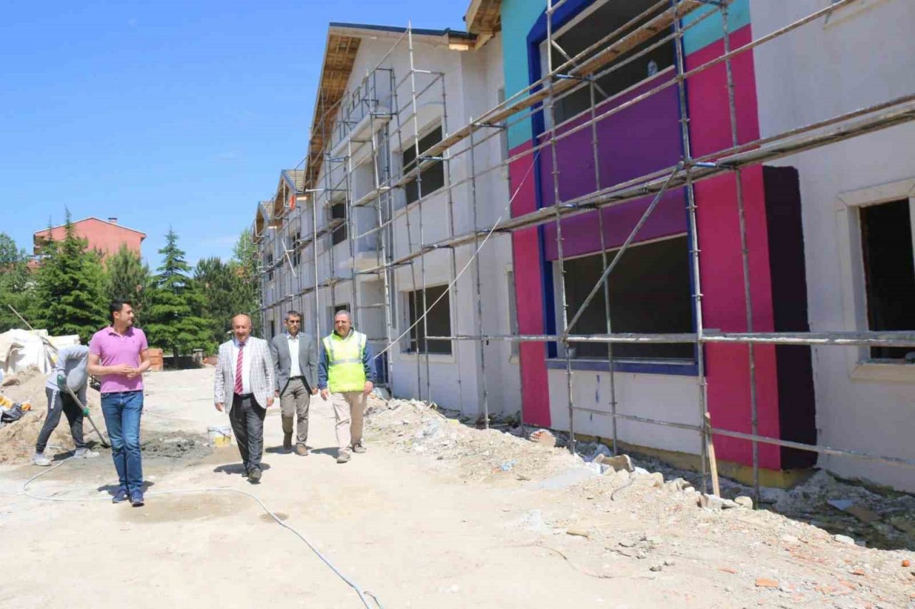 Müdür Başyiğit, 2023 yılı eğitim yatırımlarını yerinde inceledi