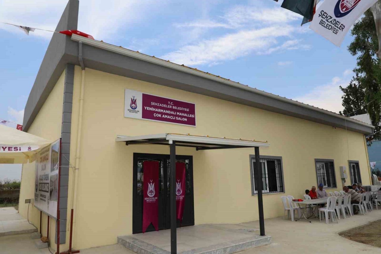 Şehzadeler Belediyesi Yeniharmandalı projesini hizmete açtı