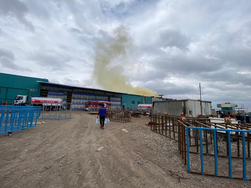 Tekirdağ’da tekstil fabrikasında yangın