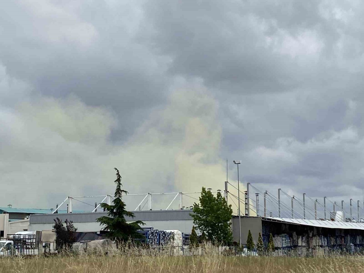 Tekirdağ’da tekstil fabrikasında yangın