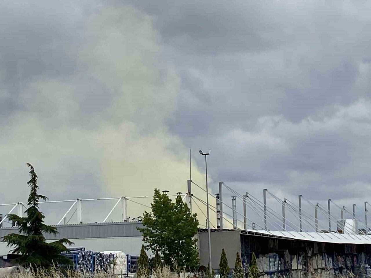 Tekirdağ’da tekstil fabrikasında yangın